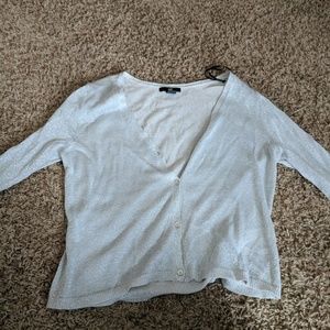 H&M silver sparkly sweater